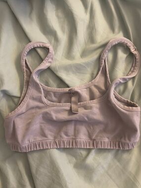 SKIMS Light Mauve Cotton Bralette